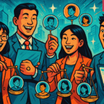 an illustration of a group of talent acquisition team