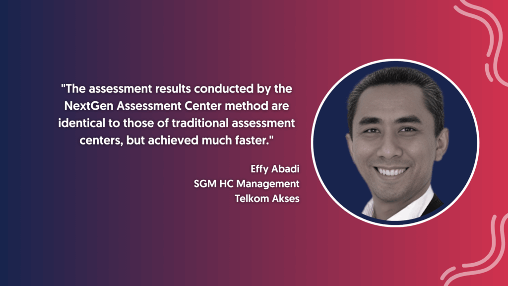 Effy Abadi of Telkom Akses highlights ASTRNT’s NextGen Assessment Center for delivering fast, reliable results matching traditional methods.