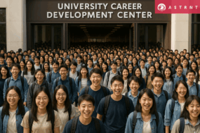 Modern university career development center powered by PopskulJobs and ASTRNT