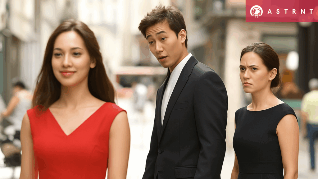 Professionally dressed individuals in a hiring scenario, highlighting how bias based on looks or familiarity can affect decisions.